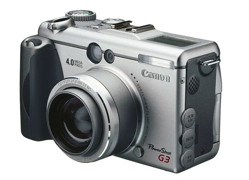 Canon PowerShot G3 digital camera.  Price: $800.