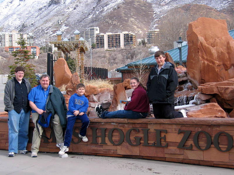 The family at Hogle Zoo