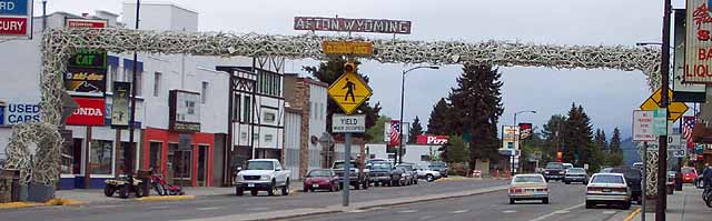 Afton is the big city of Star Valley, with 1818 people.