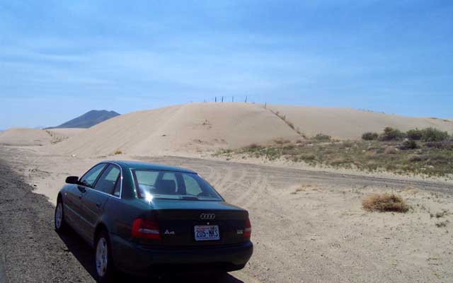 Sand dunes in Nevada